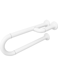 Série NYLON Barre triple support mural en aluminiu m revêtu de polyamide