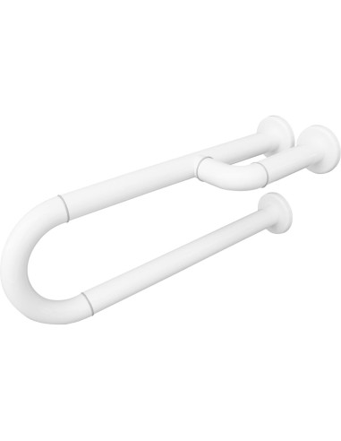 Série NYLON Barre triple support mural en aluminiu m revêtu de polyamide