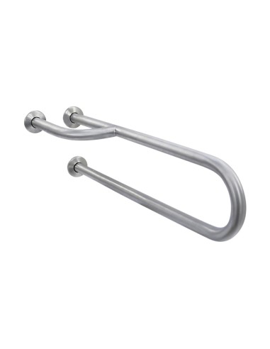 Barre fixe en ACIER INOXYDABLE AISI 304 triple sup pport mural