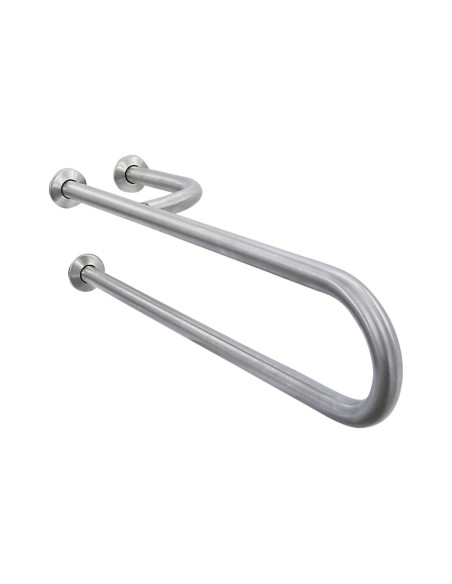 Barre fixe en ACIER INOXYDABLE AISI 304 blanc trip le support mural