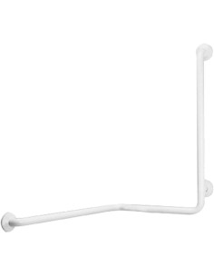 Barre fixe douche en ACIER INOXYDABLE AISI 304 bla nc 3 cotés