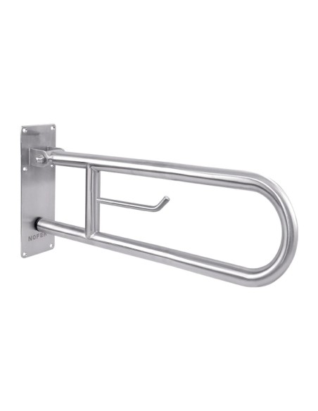 Barre rabattable en ACIER INOXYDABLE AISI 304 bril lant 600 mm