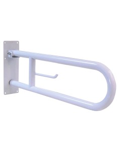 Barre rabattable en ACIER INOXYDABLE blanc 600 mm