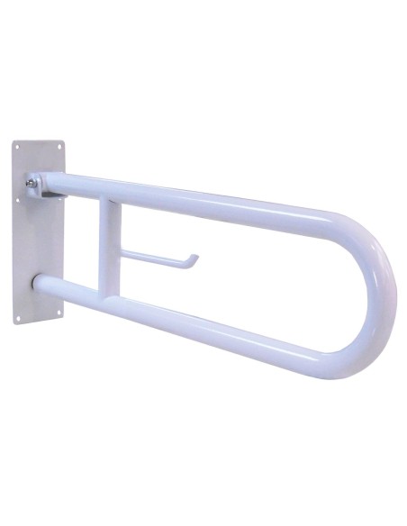 Barre rabattable en ACIER INOXYDABLE blanc 600 mm