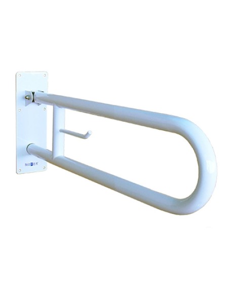 Barre rabattable en ACIER INOXYDABLE AISI 304 blan c 600 mm