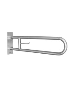 Barre rabattable en ACIER INOXYDABLE AISI 304 bril lant 800 mm