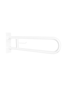 Barre rabattable en ACIER INOXYDABLE  blanc 800 mm