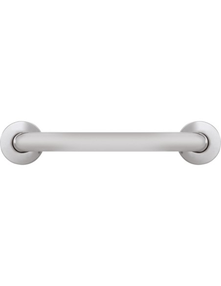 Barre fixe en ACIER INOXYDABLE AISI 304 satiné 450  mm