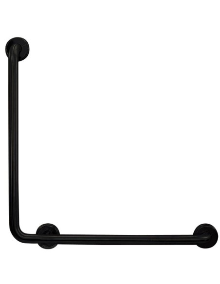 Barre fixe pour douche, en ACIER INOXYDABLE AISI 3 04 noir mate