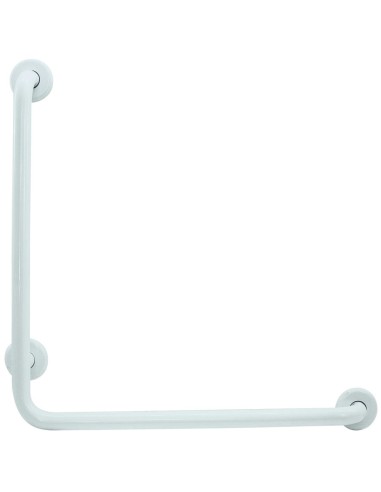 Barre fixe pour douche en ACIER INOXYDABLE blanc