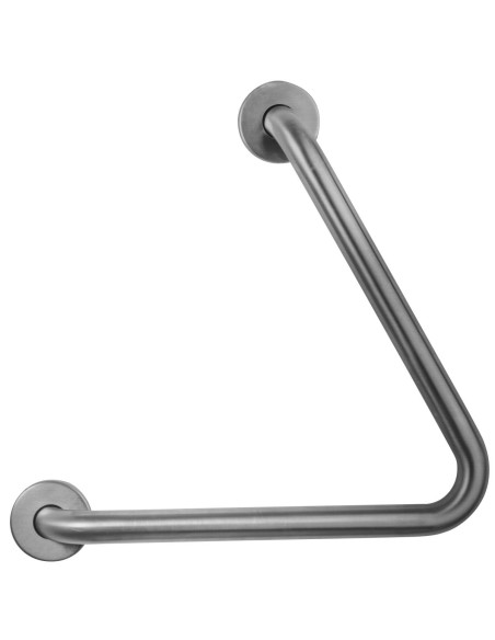 Barre fixe en ACIER INOXYDABLE AISI 304 satiné 60°
