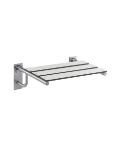 Avec assise en lames phénoliques en acier inox AISI 304 satiné