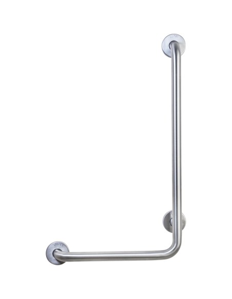 Barre fixe en ACIER INOXYDABLE AISI 304 brillant 9 0°