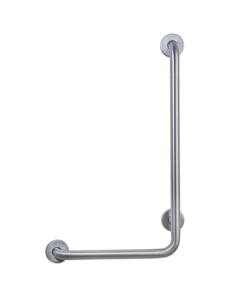 Barre fixe en ACIER INOXYDABLE AISI 304 satiné 90°