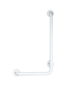 Barre fixe en ACIER INOXYDABLE AISI 304 blanc 90°