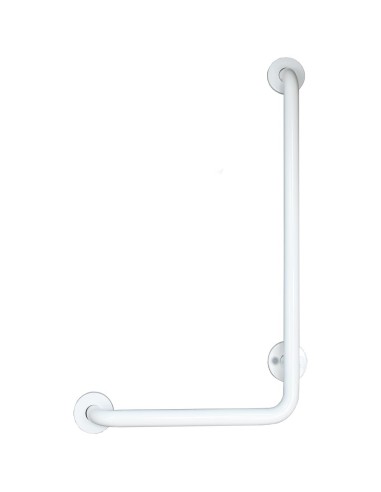 Barre fixe en ACIER INOXYDABLE AISI 304 blanc 90°