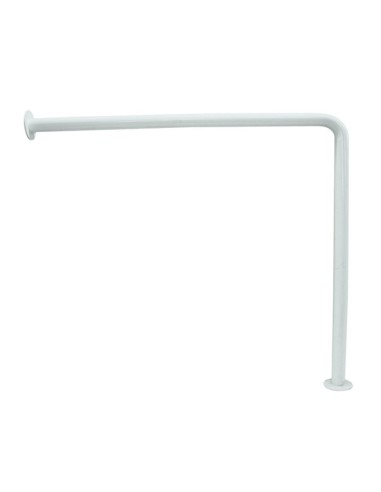 Barre fixe en ACIER INOXYDABLE AISI 304 blanc, mur  sol