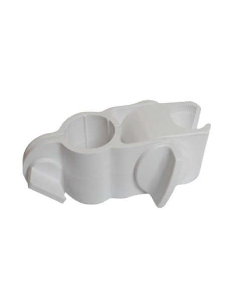 Série NYLON - Support pomme de douche blanc