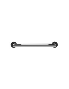 Barre droite avec deux points d’appui en acier inox AISI 304 brillant, 300 mm