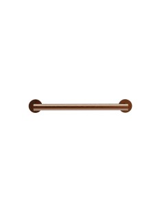 Barre droite avec deux points d’appui en acier inox AISI 304 bronze PVD, 300 mm