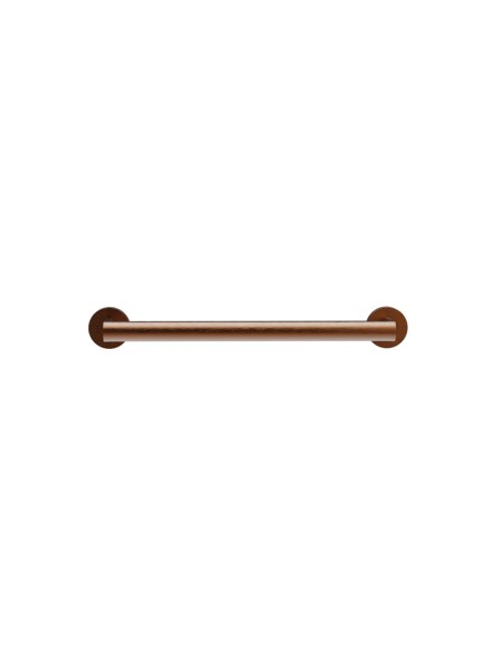Barre droite avec deux points d’appui en acier inox AISI 304 bronze PVD, 300 mm