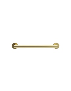 Barre droite avec deux points d’appui en acier inox AISI 304 or satiné PVD, 300 mm