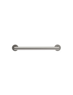 Barre droite avec deux points d’appui en acier inox AISI 304 satiné, 300 mm