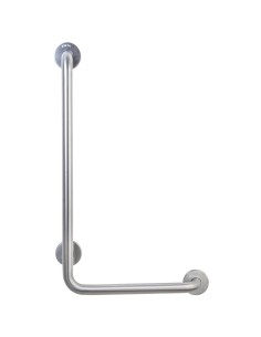 Barre fixe en ACIER INOXYDABLE AISI 304 satiné 90°