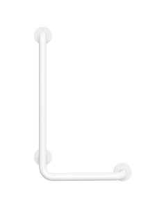 Barre fixe en ACIER INOXYDABLE AISI 304 blanc 90°