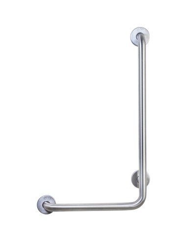 Barre fixe en ACIER INOXYDABLE AISI 304 brillant 9 0°
