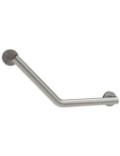 Barre angulaire avec deux points d’appui en acier inox AISI 304 satiné