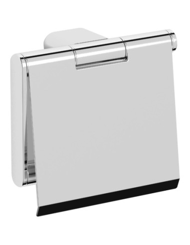 Serie SANTORINI - Porte-rouleau papier toilette (W C) en laiton chromé brillant