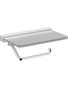 Serie SANTORINI - Porte-rouleau papier toilette (W C) en laiton chromé brillant