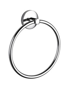 Serie MONACO - Anneau porte-serviette en LAITON ch romé