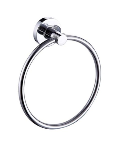 Série CORFU - Anneau porte-serviettes circulaire zamak finition brillante