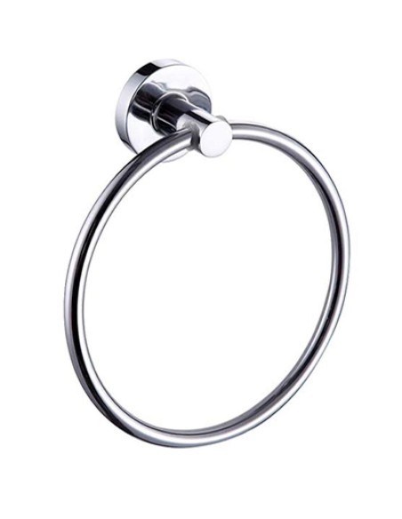 Série CORFU - Anneau porte-serviettes circulaire zamak finition brillante