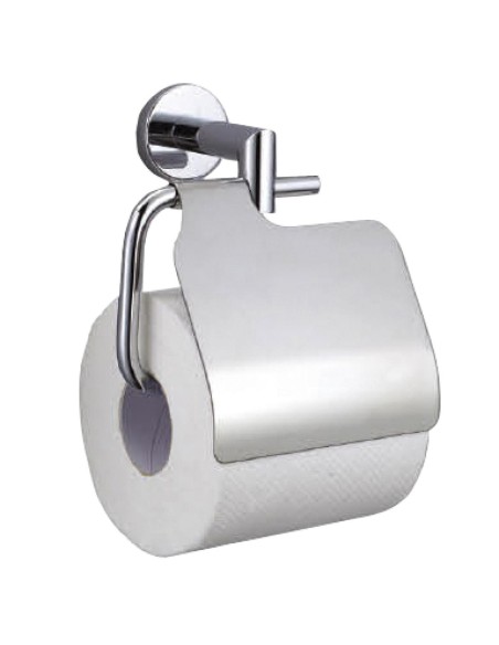 Série LINE - Porte-rouleau papier toilette (WC) en  ZAMAC brillant