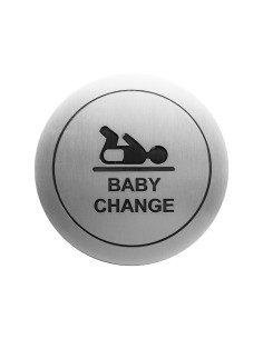 Pictogramme "Coin bébé" ACIER INOXYDABLE AISI 304  satiné