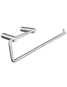 Série ROMA - Porte-rouleaux double en ACIER INOXYD ABLE AISI 304 satiné