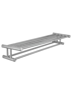 Série ROMA - Étagère porte-serviette en ACIER INOX YDABLE AISI 304 satiné 600 mm