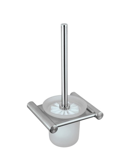 Série ROMA -  Brosse de toilette (WC) en ACIER INO XYDABLE AISI 304 satiné