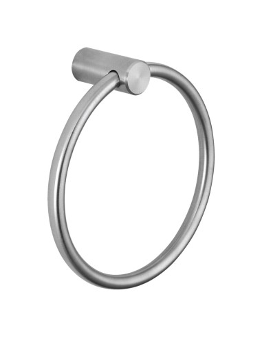 Série ROMA - Anneau porte-serviette en ACIER INOXY DABLE AISI 304 satiné