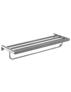Série VERONA SATINÉ - Porte-serviettes avec barre  inférieure en ACIER INOXYDABLE AISI 304