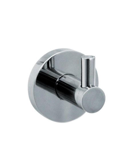 Serie NIZA BRILLANT - Patère en ACIER INOXYDABLE A ISI 304