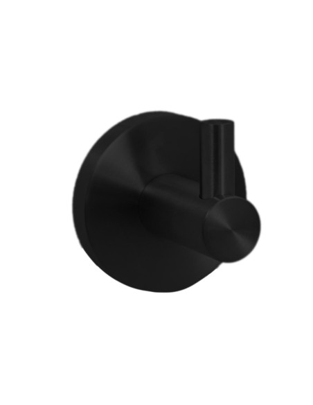 Serie NIZA NOIR - Patère en ACIER INOXYDABLE AISI  304
