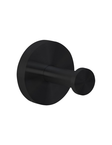 Série NIZA NOIR - Patère en ACIER INOXYDABLE AISI  304 noir