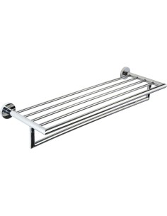 Série NIZA BRILLANT - Porte-serviette double en AC IER INOXYDABLE AISI 304