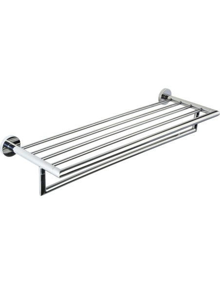 Série NIZA BRILLANT - Porte-serviette double en AC IER INOXYDABLE AISI 304