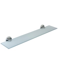 Série NIZA SATINÉ - Étagère en verre et ACIER INOX YDABLE AISI 304