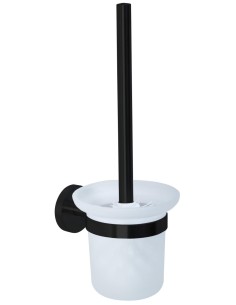 Série NIZA NOIR - Brosse de toilette (WC), en ACIE R INOXYDABLE AISI 304